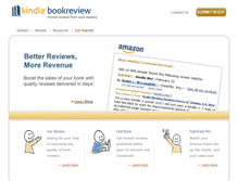 Tablet Screenshot of kindlebookreview.net